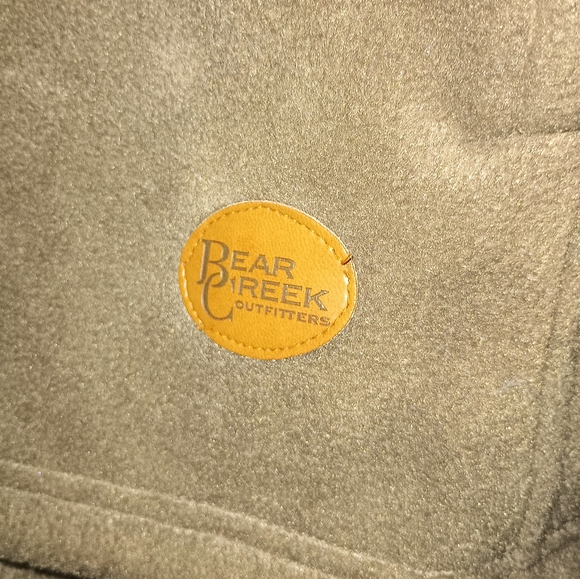 Bear Creek Outfitters Men's Size Medium Tab Zip Up Fleece Jacket Coat size M. Co - Picture 3 of 5